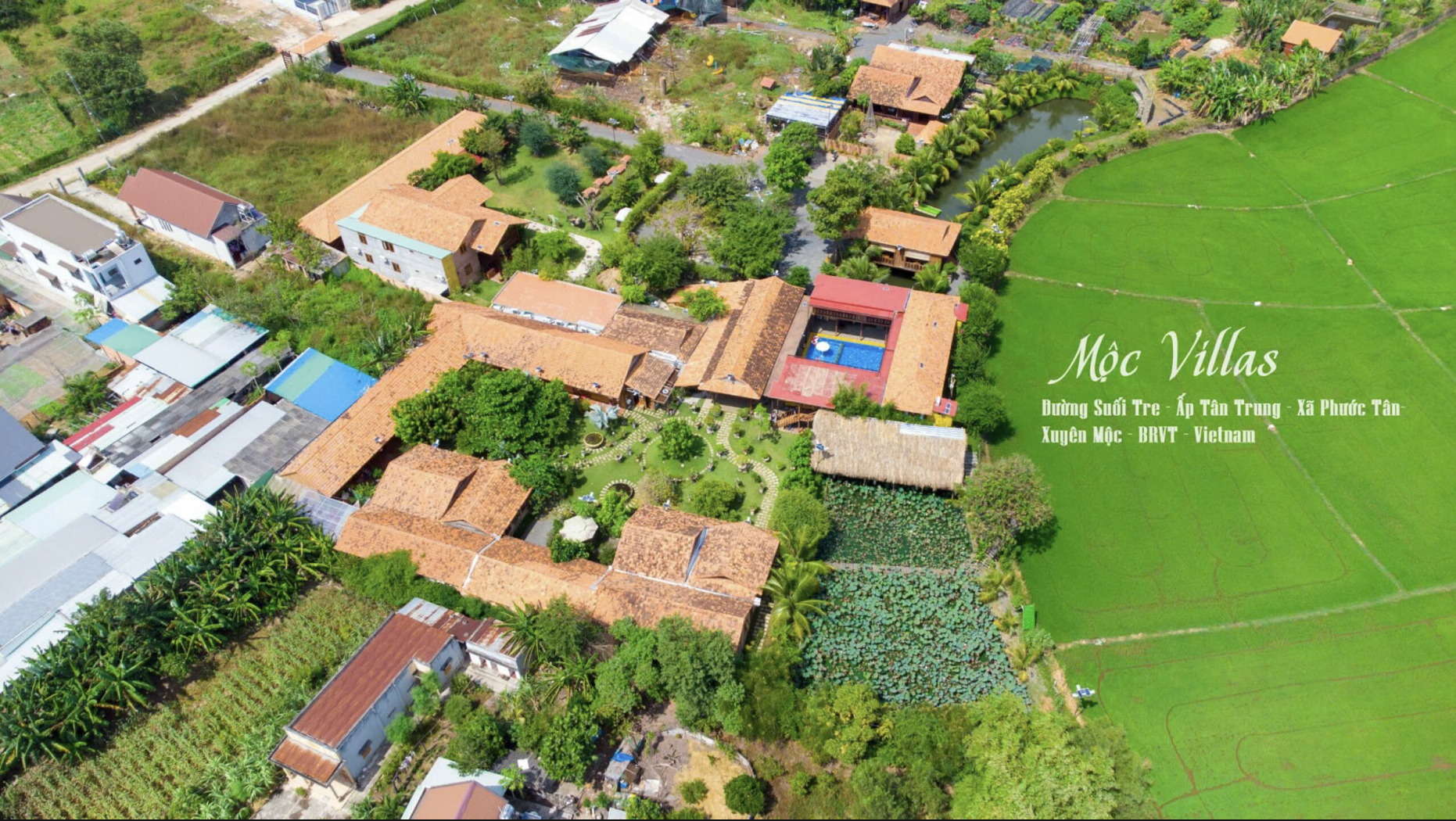 Mộc Villas nhìn từ trên cao